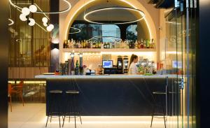 Lounge nebo bar v ubytování Hotel Alameda