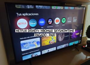 TV a/nebo společenská místnost v ubytování Apartalux Magic Diamond