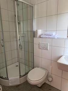 Koupelna v ubytování Haus Berrenrath