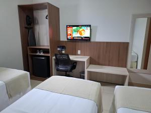 TV a/nebo společenská místnost v ubytování Hotel Gamboa Premium Macau