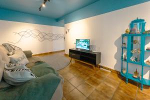 Posezení v ubytování Apto Centro 3 QTS Ar Sensacional! MC51