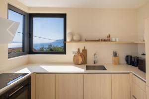 Kuchyň nebo kuchyňský kout v ubytování Holiday Home Poeta Brela