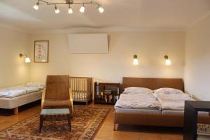 Posteľ alebo postele v izbe v ubytovaní Country house - Slapy/Pazderny