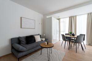 Posezení v ubytování FarawayHomes Studio Fohnsdorf #A1