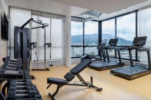 Fitness centrum a/nebo fitness zařízení v ubytování Radisson Hotel Graz