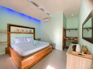 Marta House gili air客房内的一张或多张床位