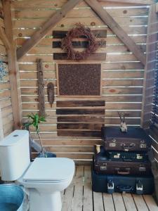 Ванная комната в Glamping Belltent in Salacgriva