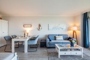 Posezení v ubytování Timmendorfer Strand-Apartment