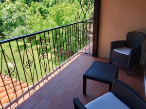 Balkon lub taras w obiekcie Antiguas Eras La Alberca
