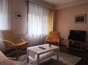 Una televisión o centro de entretenimiento en Aleksandra