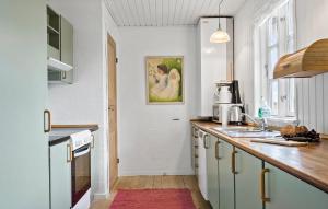 Kuchyň nebo kuchyňský kout v ubytování Cozy Home In Blåvand With Sauna
