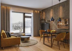 Dapur atau dapur kecil di Vuokatin Aateli Royal +7 gambar