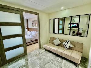 Katil atau katil-katil dalam bilik di The Modern Flats at Cityhub +4 gambar