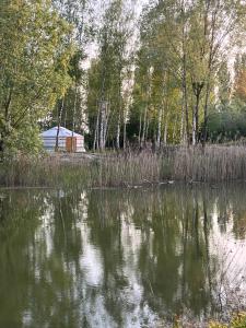 Příroda nedaleko luxury tent