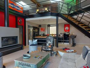 Η κουζίνα ή μικρή κουζίνα στο Access Loft Chartrain - Gîte 12 personnes