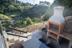 A balcony or terrace at Casa en Tarela, Porto do Son