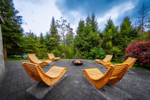 Un jardín fuera de LEŚNE ZACISZE Wisła - Jacuzzi, Bacówka, Niesamowite Widoki