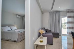 Postel nebo postele na pokoji v ubytování Mini Villa Tsaros