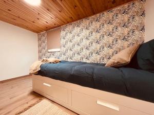 Postel nebo postele na pokoji v ubytování Chalet des faisans