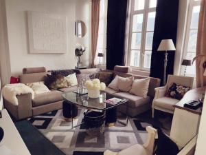 Posezení v ubytování Appartement spacieux Douai