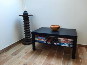Knihovna v apartmánu