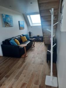 Posezení v ubytování Duplex avec vue sur mer-La Rose des Vents + 37 fotografií