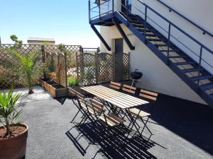 Balkón nebo terasa v ubytování Duplex avec vue sur mer-La Rose des Vents