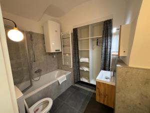Koupelna v ubytování Haus Höhr
