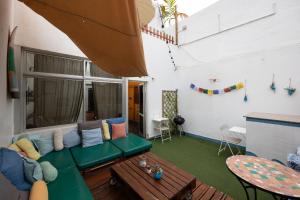 Posezení v ubytování Kite & Surf Nomad House