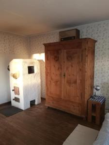 Rúm í herbergi á Adlerhütte