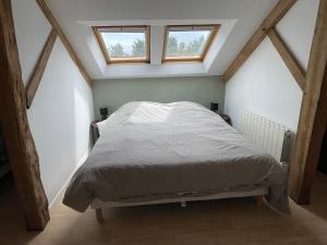 Postel nebo postele na pokoji v ubytování Maison familiale domaine val Léose