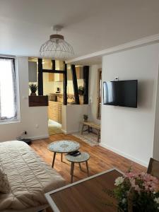 Μια τηλεόραση ή/και κέντρο ψυχαγωγίας στο Havre de paix, centre ville de Châlons en Champagne