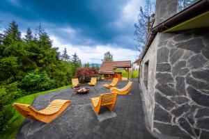 Un jardín fuera de LEŚNE ZACISZE Wisła - Jacuzzi, Bacówka, Niesamowite Widoki