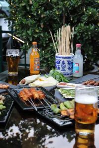 酒店内部或周边提供的食物