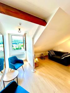 Khu vực ghế ngồi tại Le Bellevue
