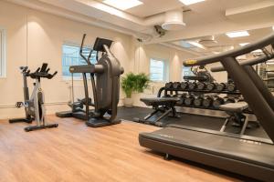 Fitness centrum a/nebo fitness zařízení v ubytování Quality Hotel The Mill