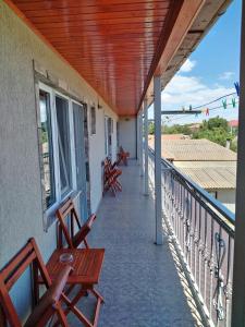 Balkón nebo terasa v ubytování Casa A&V