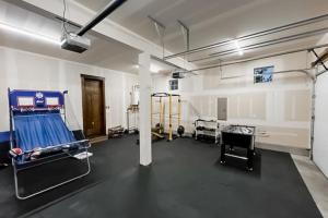 Fitness centrum a/nebo fitness zařízení v ubytování Big Hill Retreat