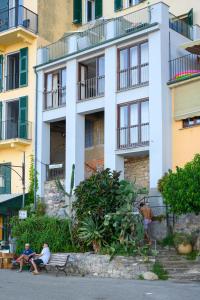 Das Gebäude in dem sich die Ferienwohnung befindet