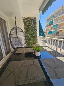 Balkon lub taras w obiekcie Punta Prima beach apt Orihuela Costa