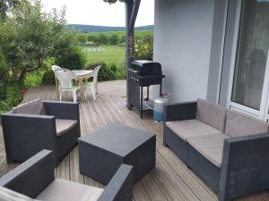 Posezení v ubytování GITE DANS VIGNOBLE ALSACIEN