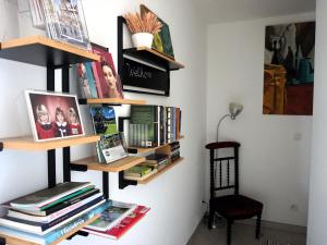 Knihovna v bed and breakfast