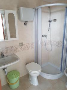 Koupelna v ubytování Hotel la Praia