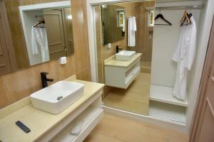 A bathroom at The Hague Maitama