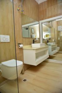 A bathroom at The Hague Maitama
