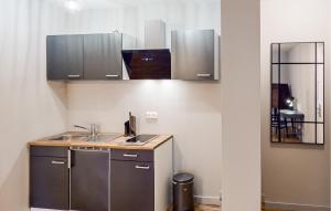 Η κουζίνα ή μικρή κουζίνα στο Lovely Apartment In Klink With Wifi