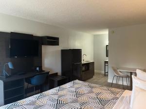 Studio 6 Hammond, LA I12 I55客房内的一张或多张床位