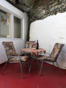 Χώρος καθιστικού στο Mosel Ferienhaus Zell