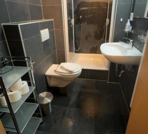 Koupelna v ubytování Cozy 1 room apartment in Zug
