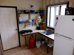 Cucina o angolo cottura di Roatan Backpackers' Hostel